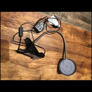 Adjustable Black Clip Desk LED Lamp (used maybe twice)